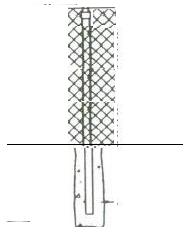 1 7/8 x 6' 16ga Dura Tube Post
