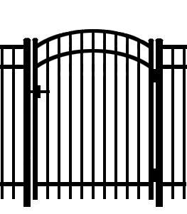 Classic Residential Arched Gate