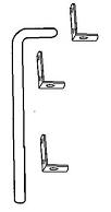 Hd Cane Bolt 5/8 X 24 Black