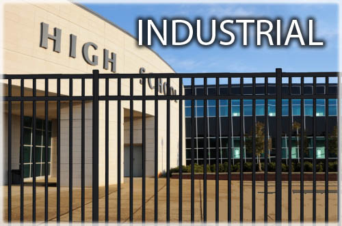 Industrial Aluminum Fence