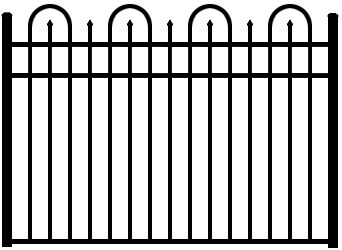 Concord Modified Fence Section