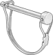 Linch Pin for Crowd Control Panels, .25