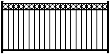 Windsor Plus Fence Section