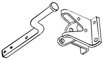 Gravity Latch - Zinc