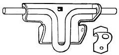 Slide Bolt Latch - Zinc