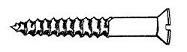 Wood Screw #10X2 Slotted Head