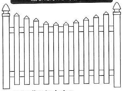Country Garden Fence Section