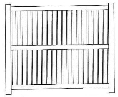 Desert Sun Good Neighbor Fence