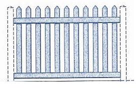 LG 6'Lx3'h Good Neighbor Wide Picket Panel