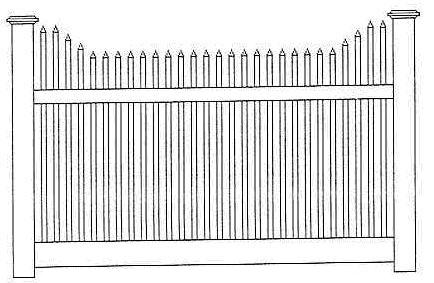 Narberth Fence Sections