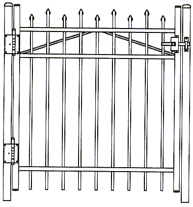 Industrial 100 Style Gate