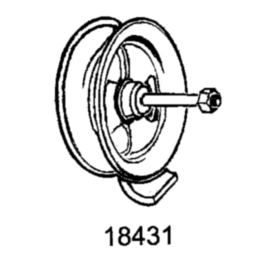 5 SAFE T REAR WHEEL GREEN