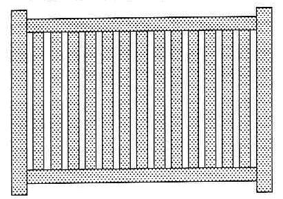 Somervile Fence Section