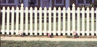 LG 6'L x 4'h Wide Picket Panel